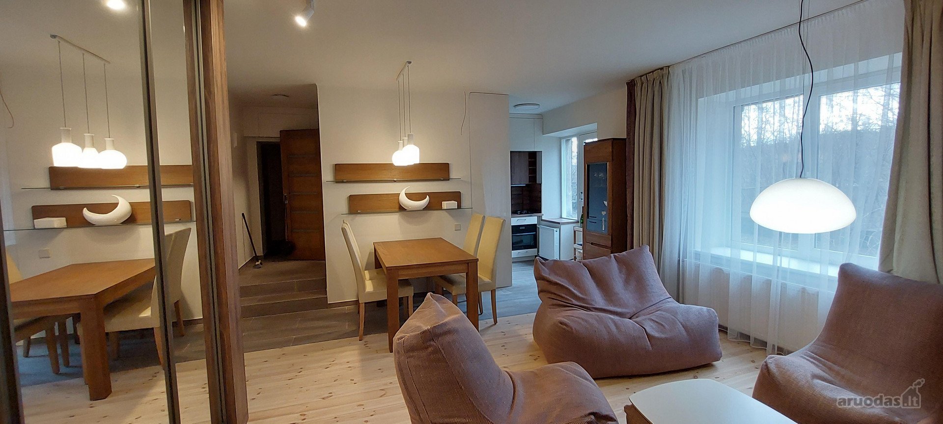 Žvėryne, Birutės g. išnuomojamas 46 m², 2