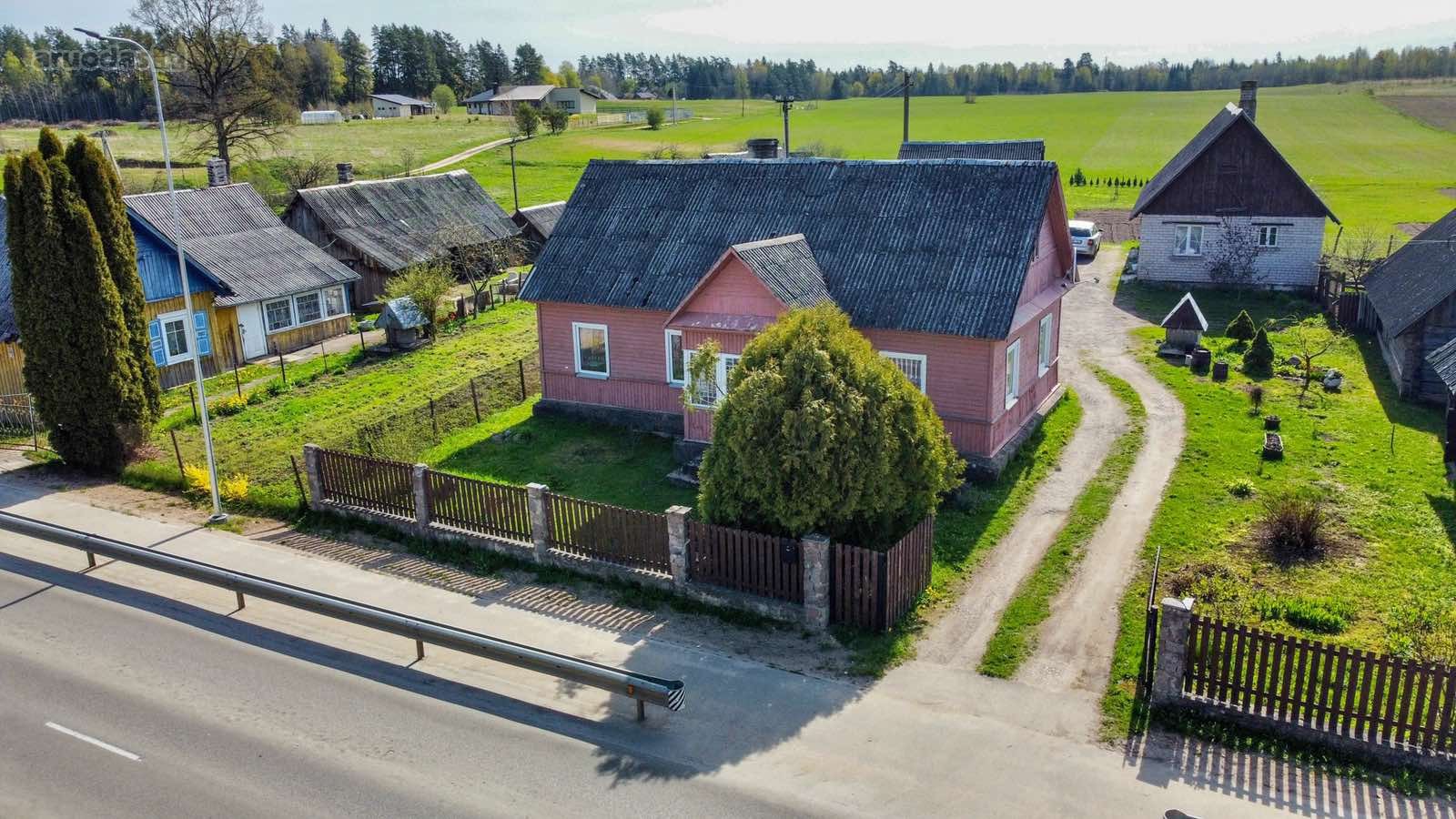 Parduodamas Pilnai Įrengtas Namas Šalia Trakų.