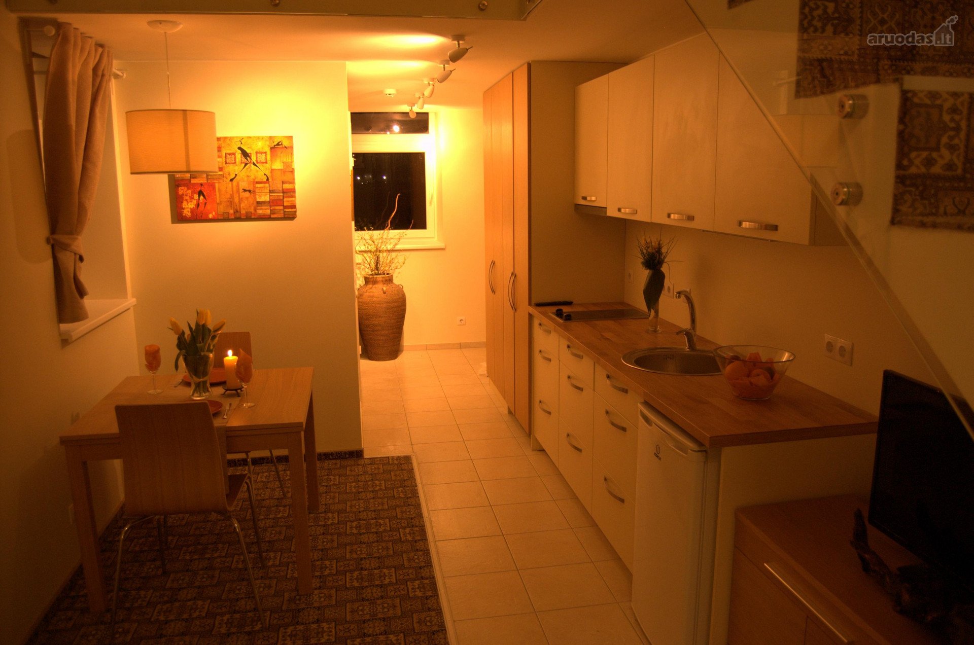 Per du aukštus esantis loftukas (35 m2).