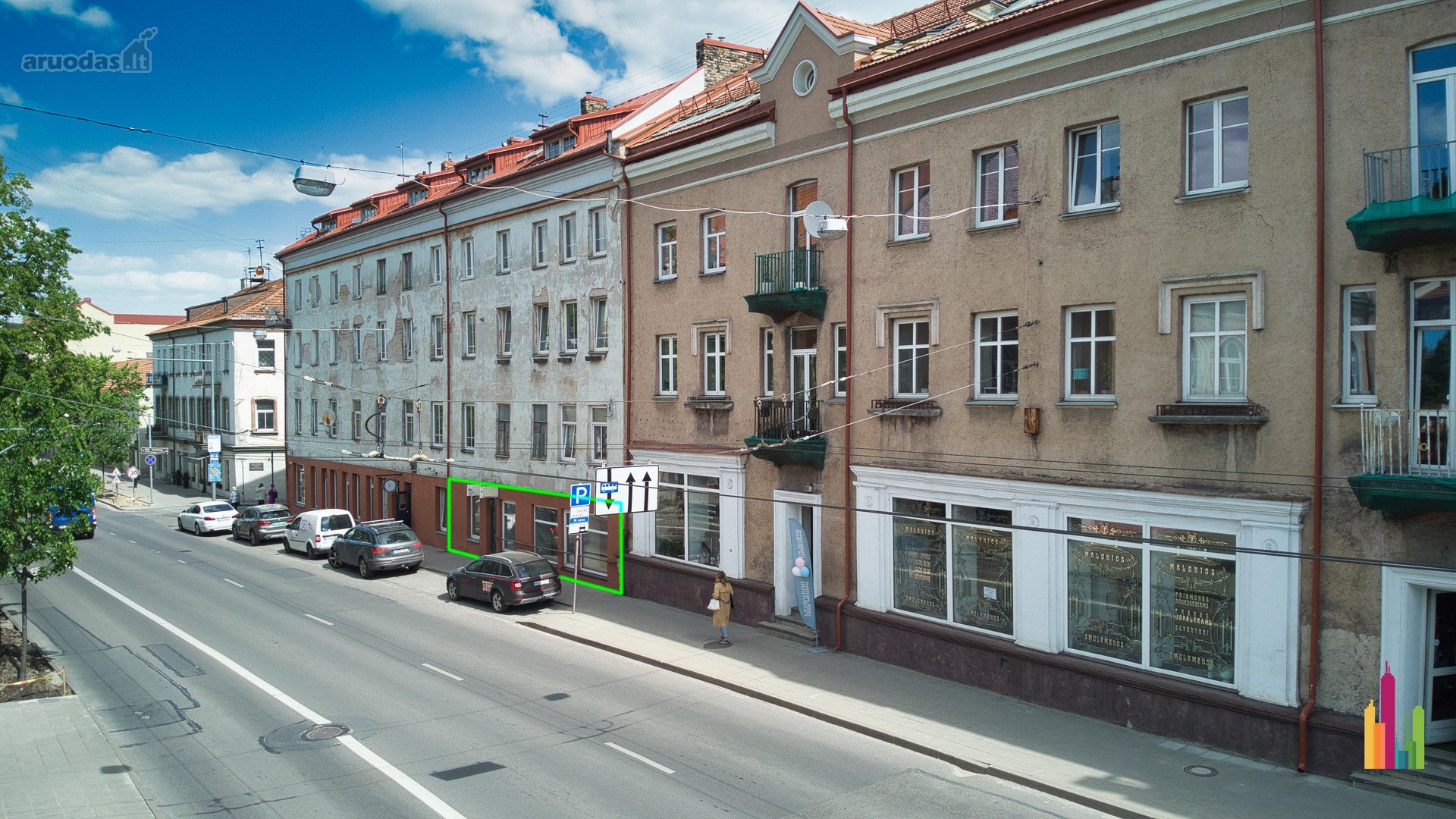 Parduodamos komercinės patalpos Pylimo g. su
