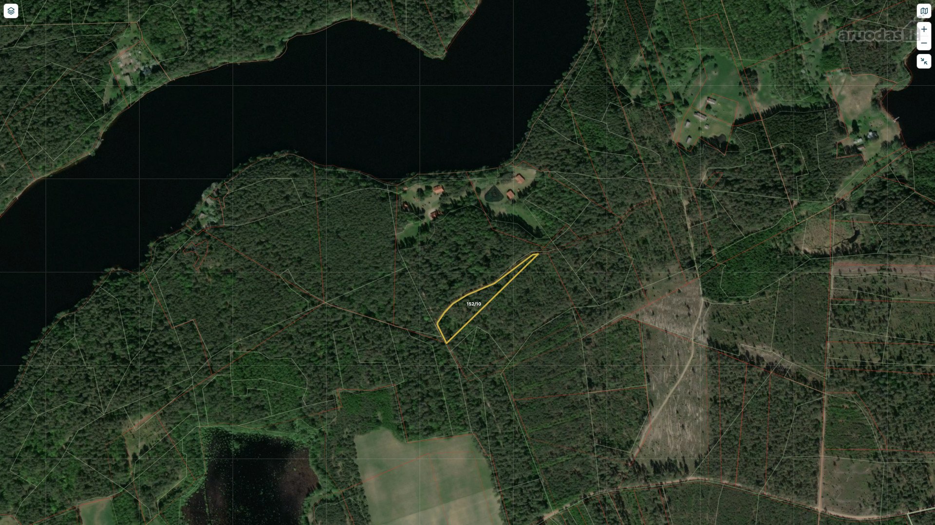 Parduodamas 0.5944 ha ploto miškų ūkio