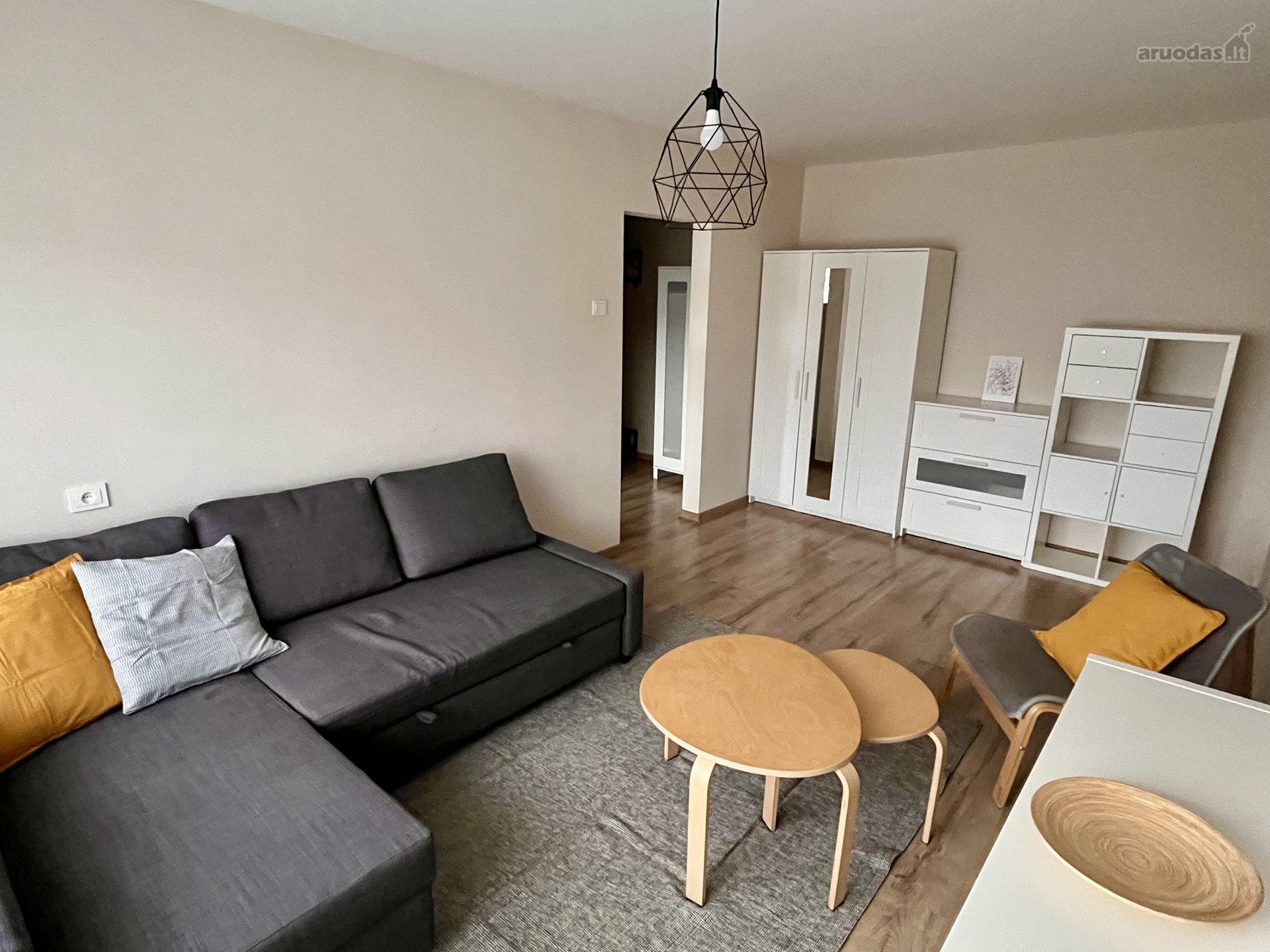 Išnuomojamas suremontuotas 1 kambario butas