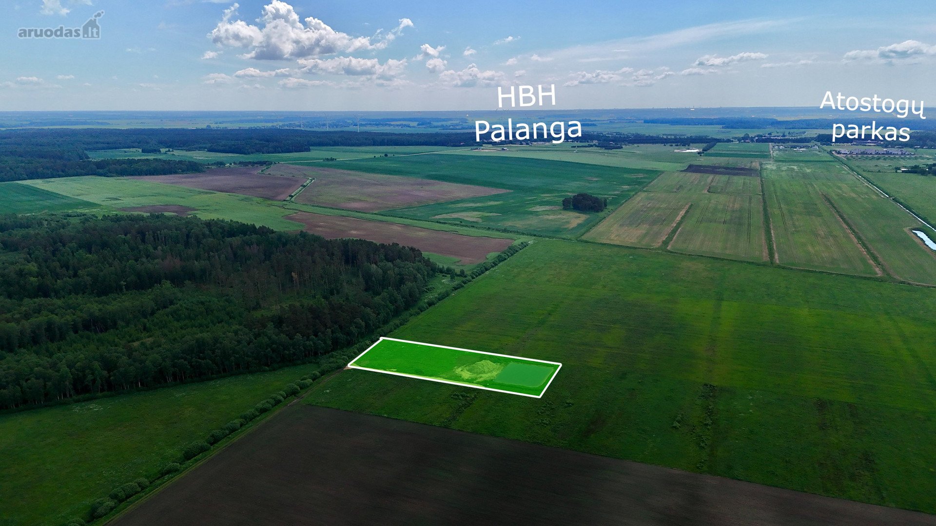 Parduodamas žemės ūkio paskirties sklypas