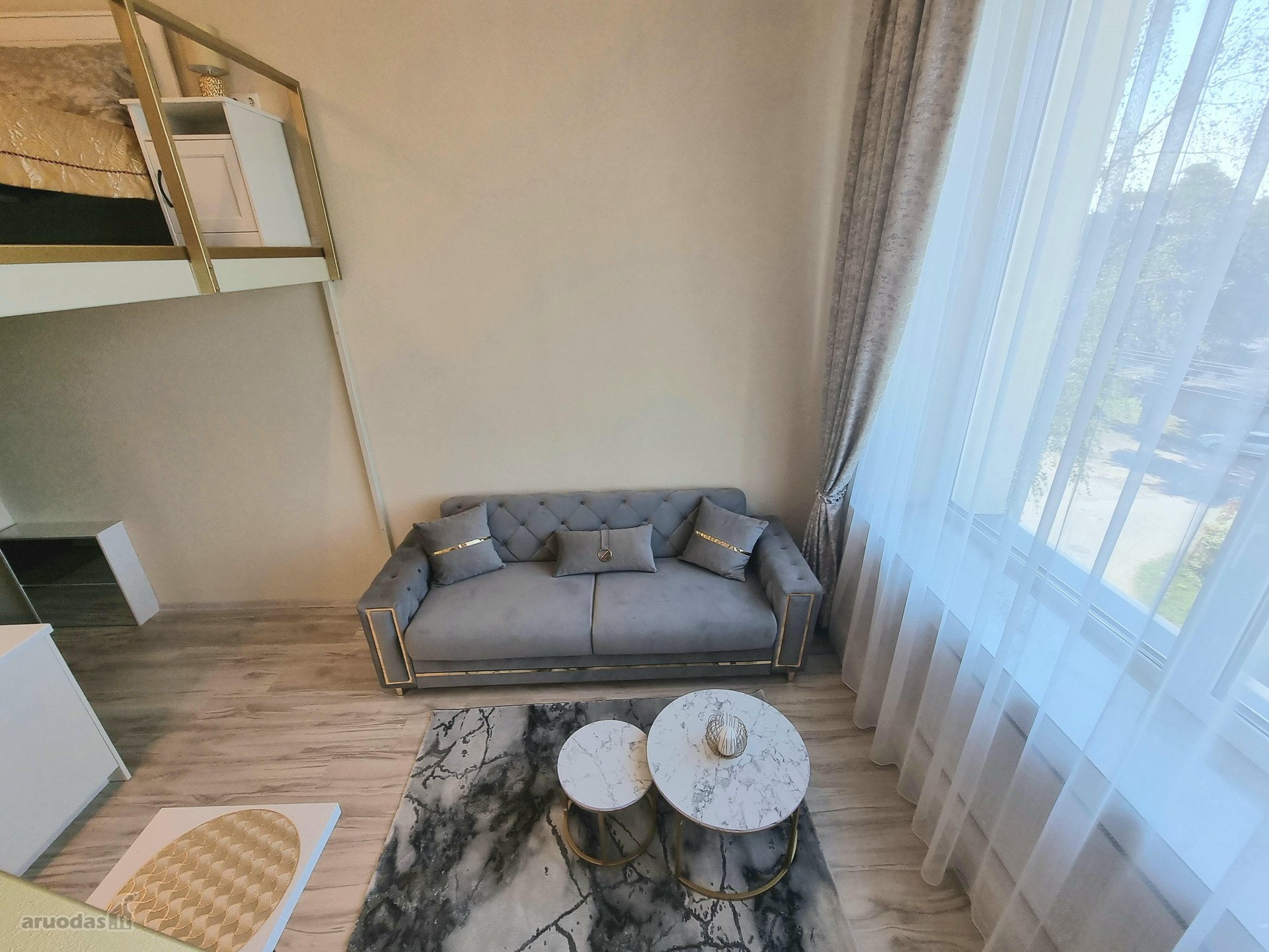 Išnuomojamas naujas, gerai įrengtas 30 m2