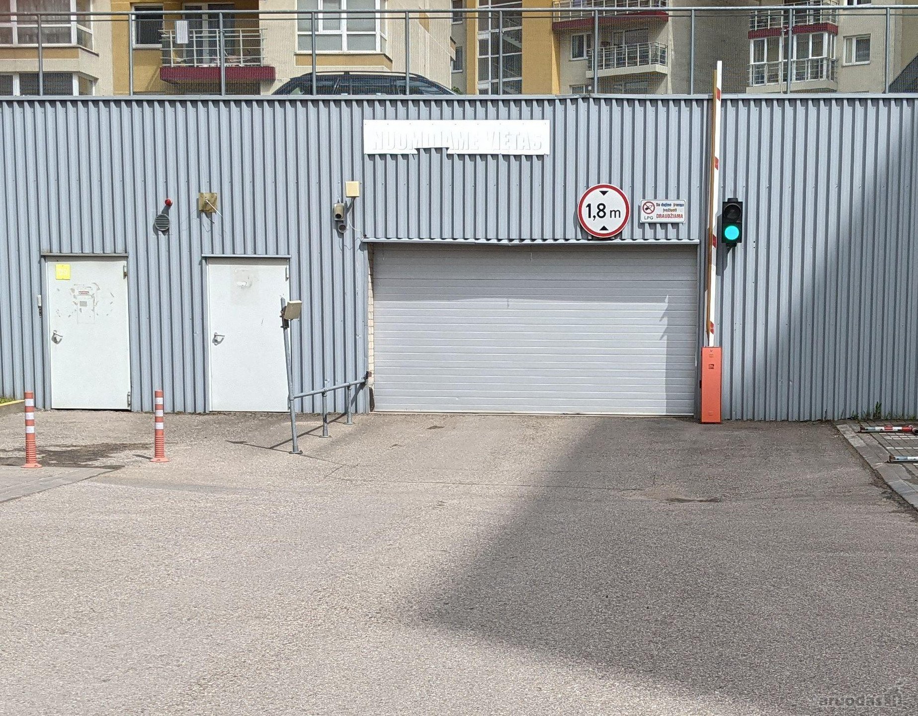 Nuomojama - 1parkingo aukšte parkavimo vieta