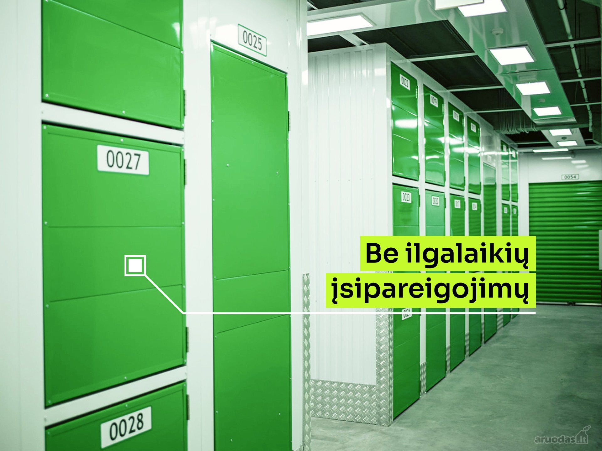 Sandėliukų nuoma trumpalaikė-ilgalaikė