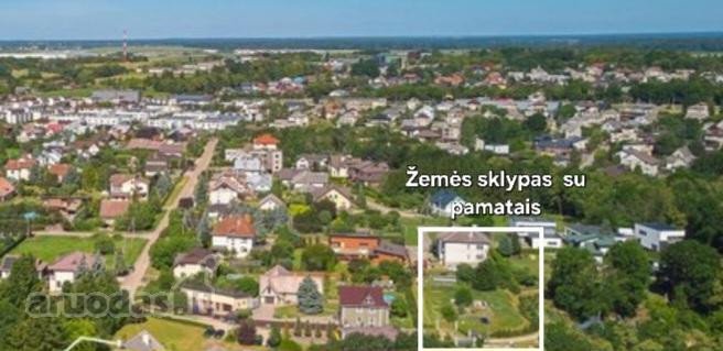 Namų Valdos Sklypas Su Pastatytais Pamatais