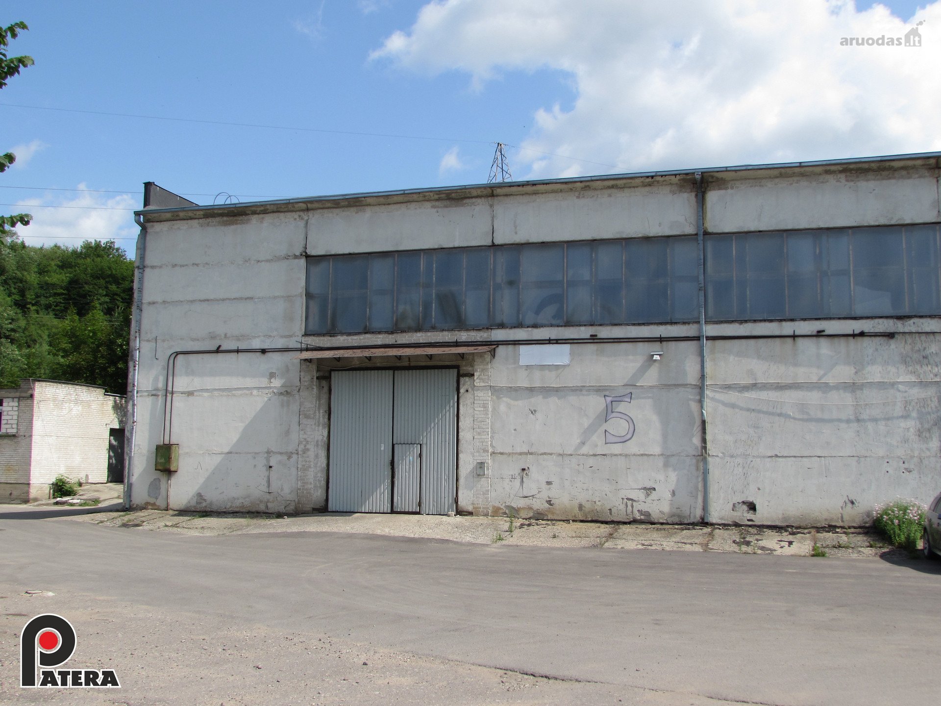 Patalpos sandėliavimui, paslaugoms ar