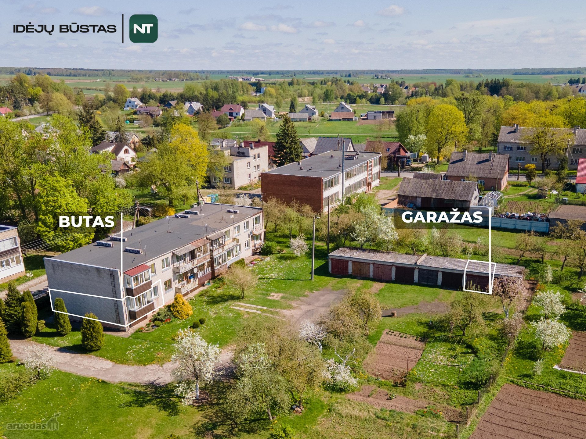 Parduodamas 3-jų kambarių butas Kaštonų g. 4