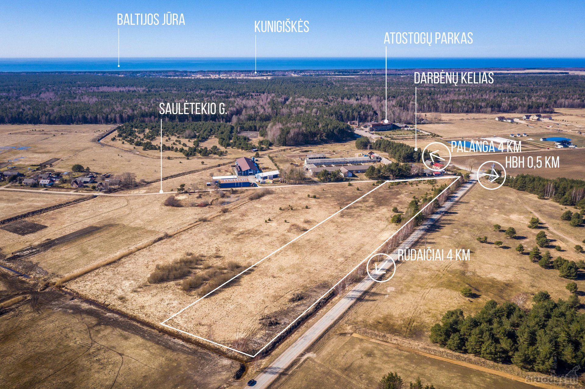 3,2 Ha Investicinis Sklypas Kretingos Rajone