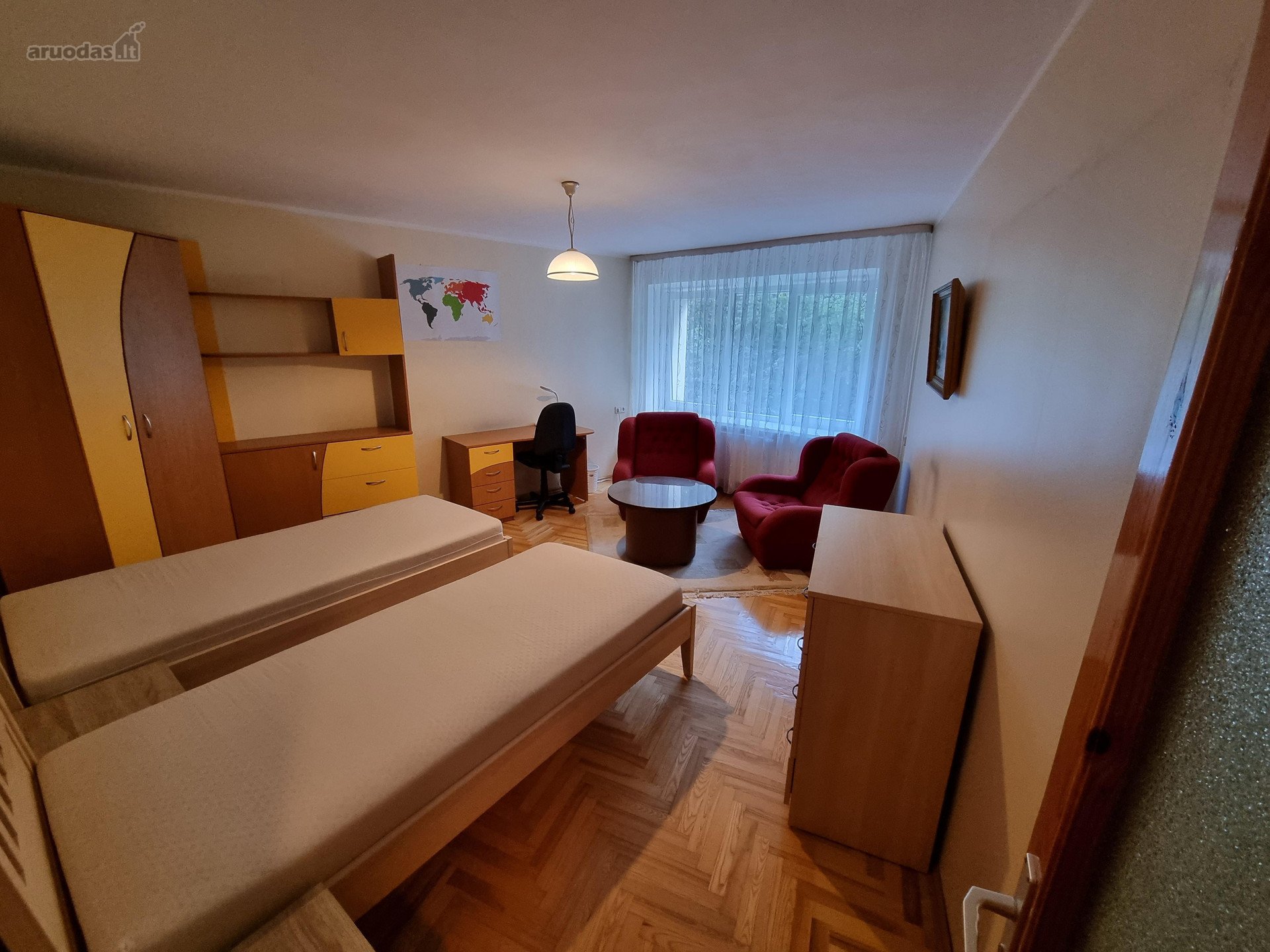 Išnuomojamas dvivietis kambarys nuo rugsėjo
