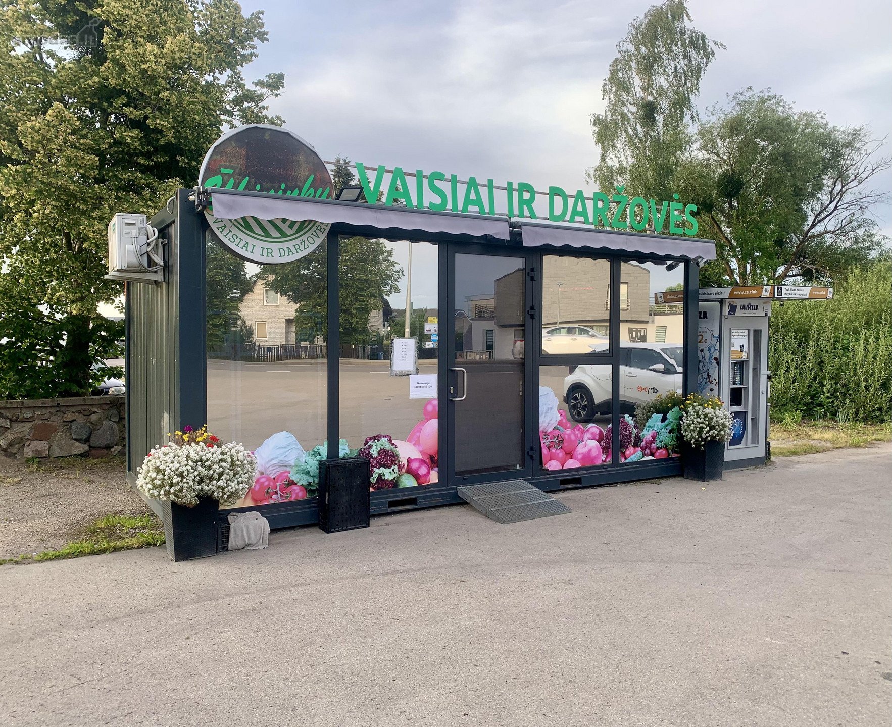 Išnuomojamas Kioskas Prekybai – Šiltnamių G.