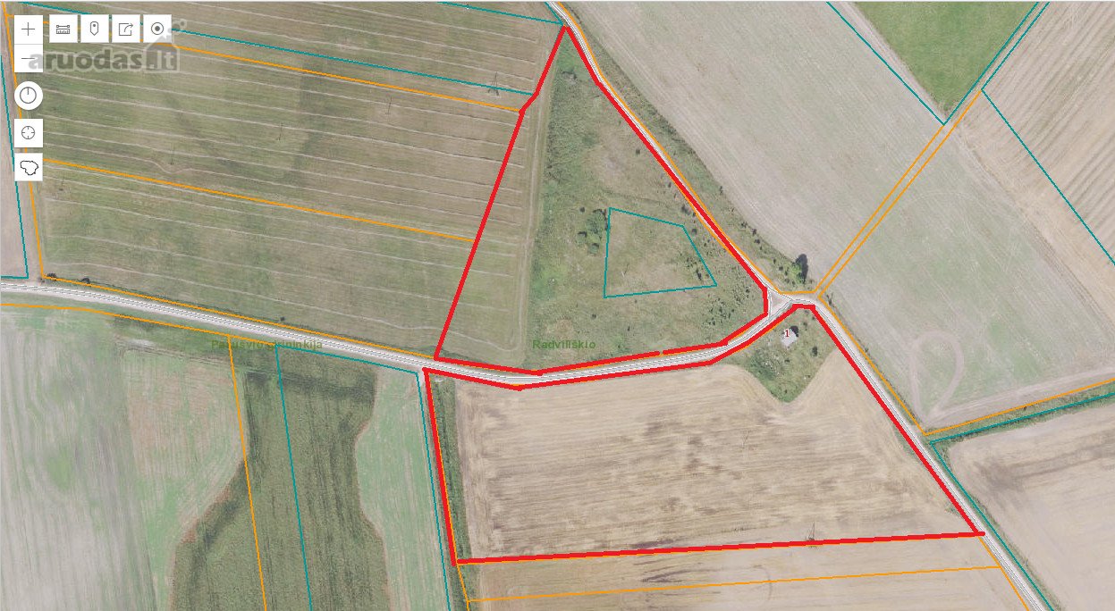 Parduodamas 5,3100ha bendro ploto žemės ūkio
