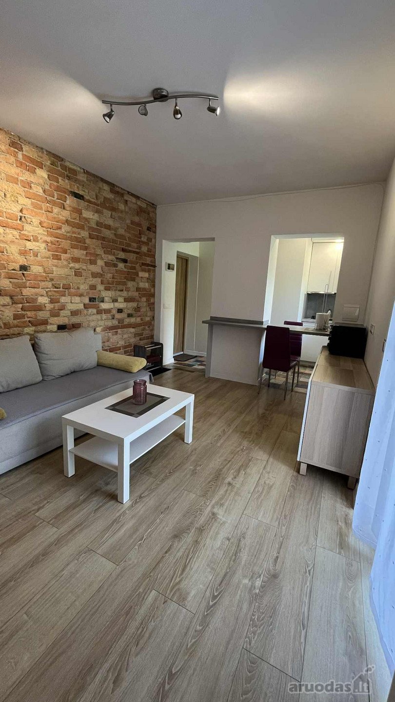 Išnuomojamas 1 k. butas. Grindinis dujinis