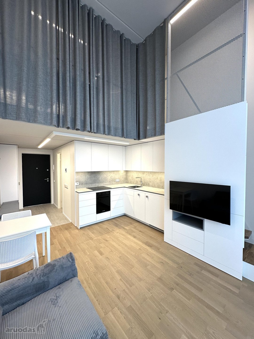 Nuomojamas loftas naujos statybos projekte