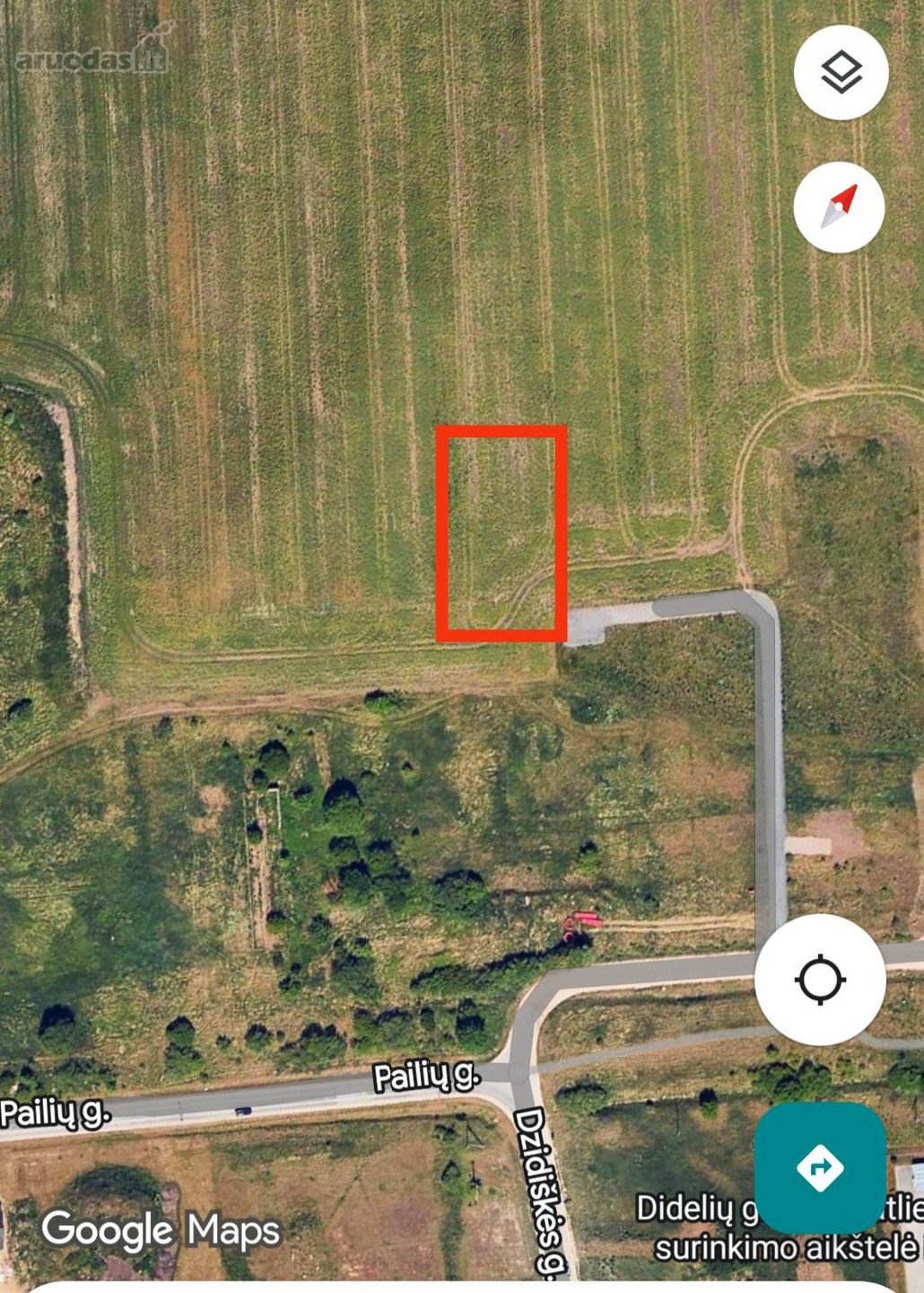 Parduodamas 9,28 arų namų valdos sklypas