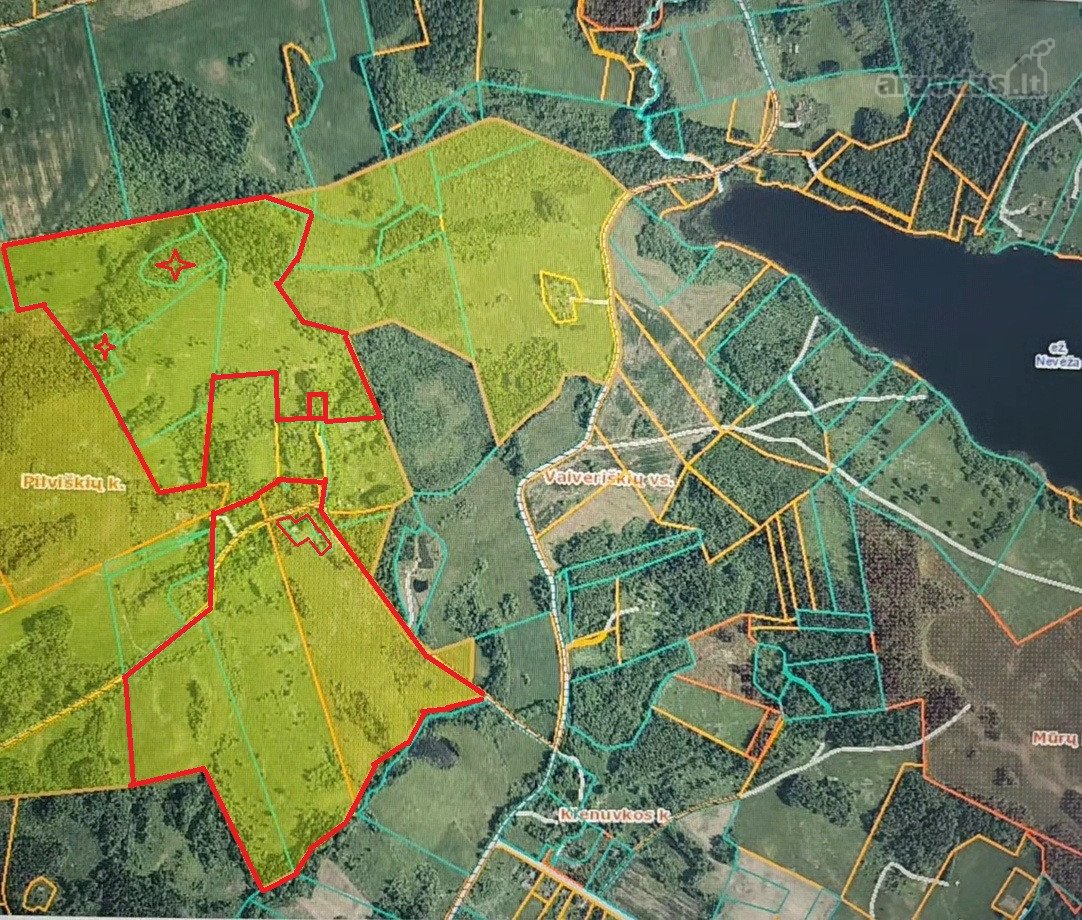 Parduodamas daugiamečių pievų 7 sklypų masyvas