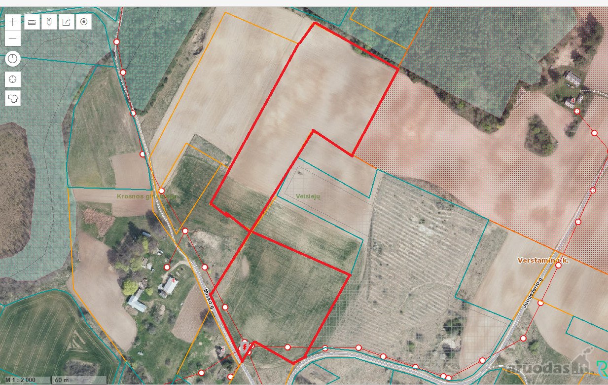 2,91 ha žemės ūkio paskirties žemė Lazdijų r.