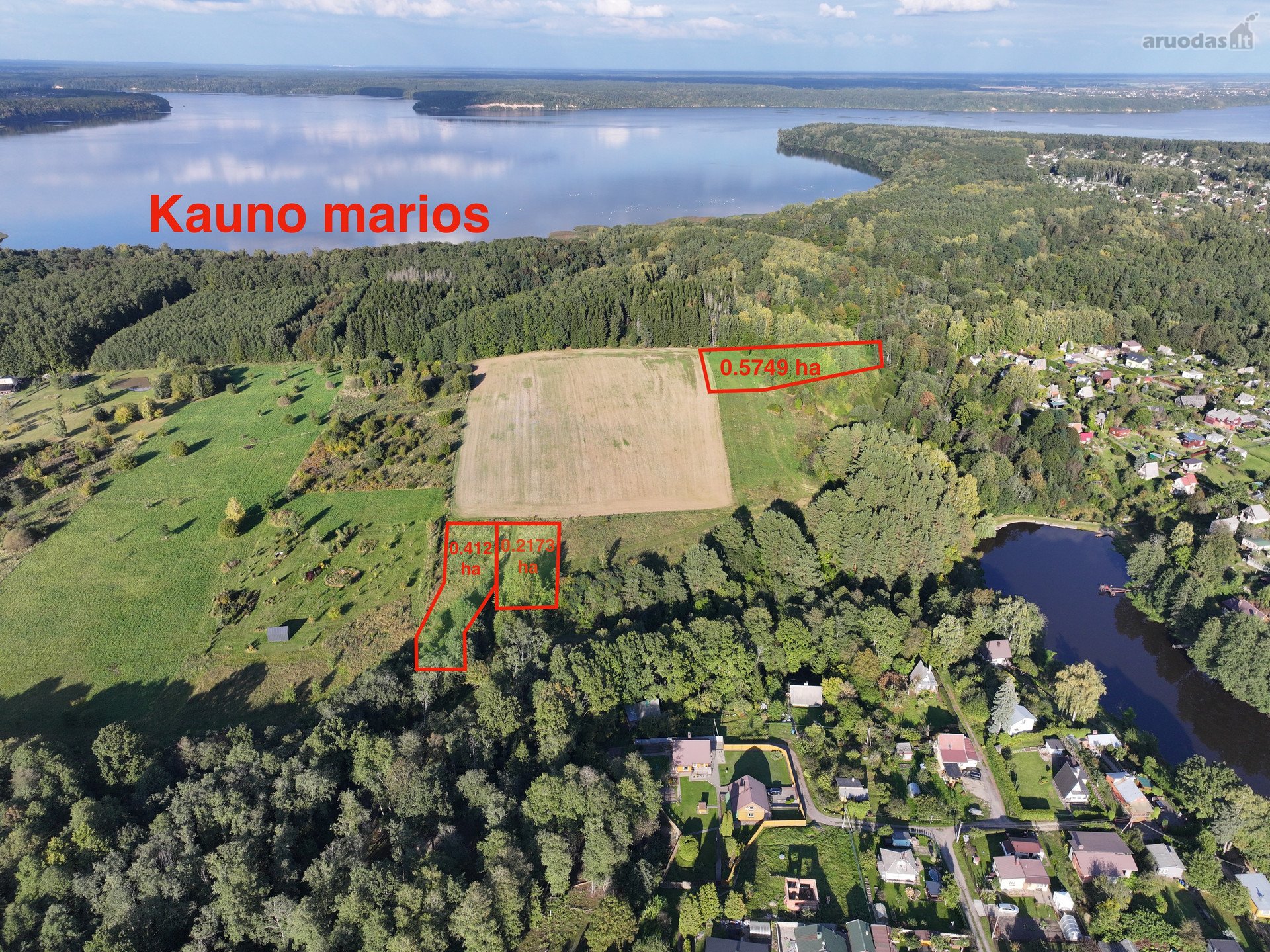 Parduodamas 0.5749 ha sklypas su patvirtintu