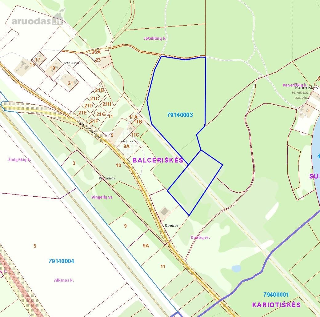 Parduodami du šalia esantys sklypai (žemės
