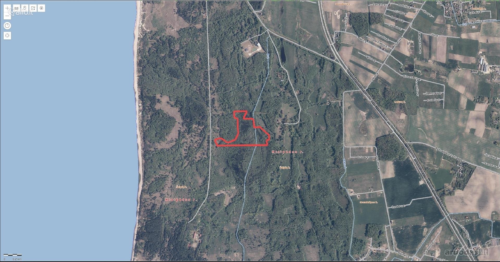Parduodamas 11ha(1100a) sklypas Šaipių k.