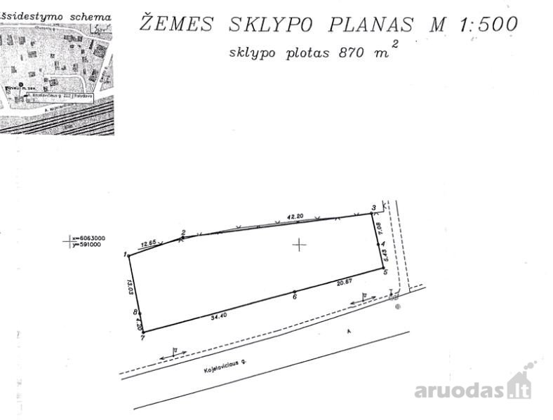 Pardudame 8.7a sklypą Naujosios Vilnios