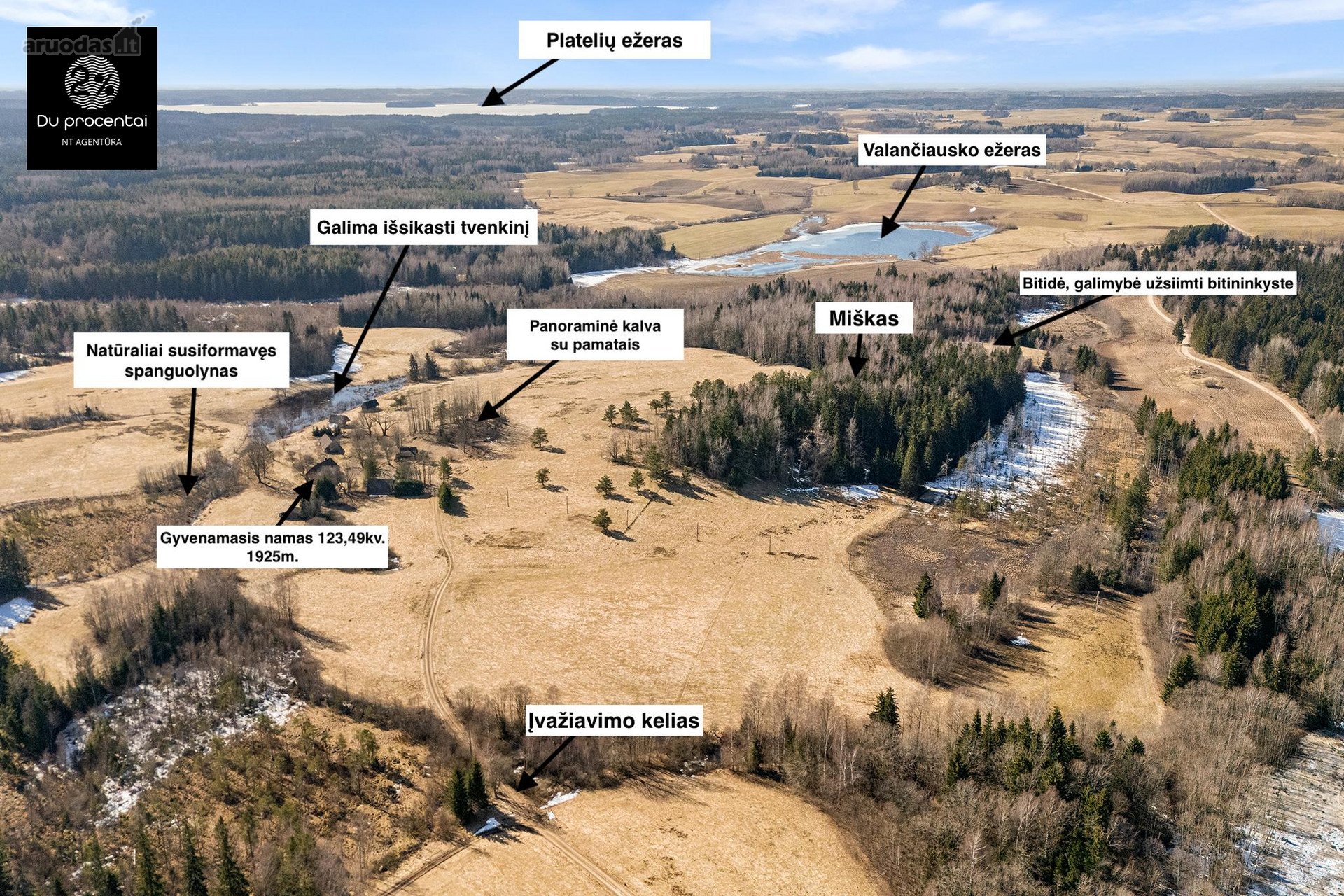 Nt agentūra „Du Procentai 2% siūlo! 28ha