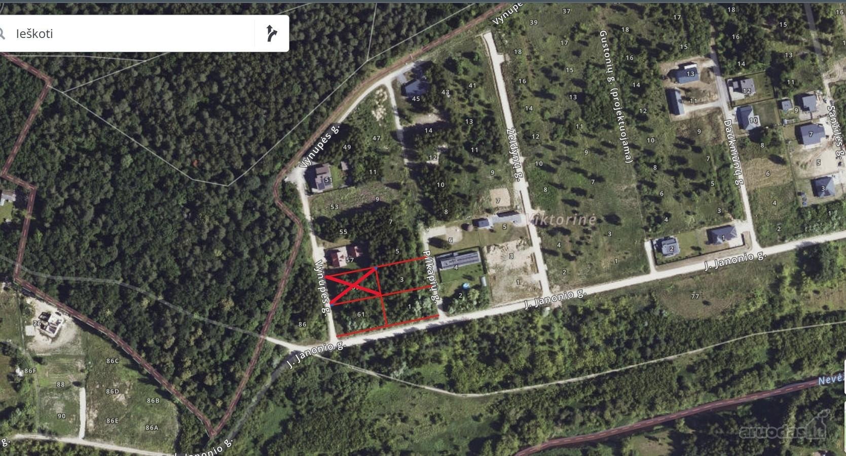 Parduodamas namų valdos žemės sklypai/as