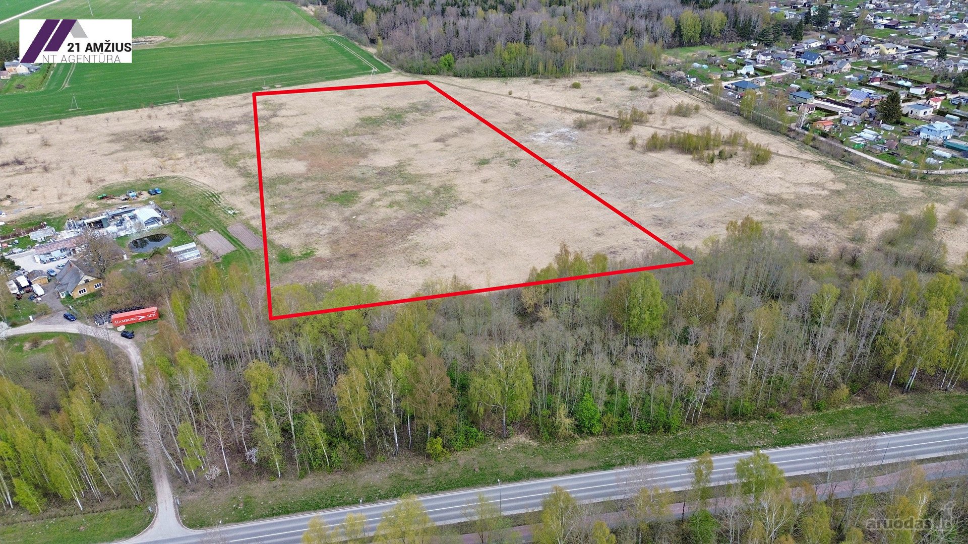 Parduodamas 4,7928 ha sklypas Panevėžio