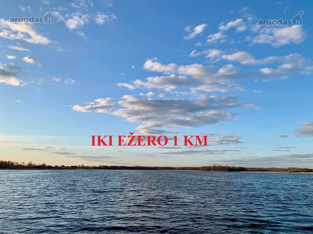 Iki ežero 1 km puiki sodyba galėtų būti poilsiui