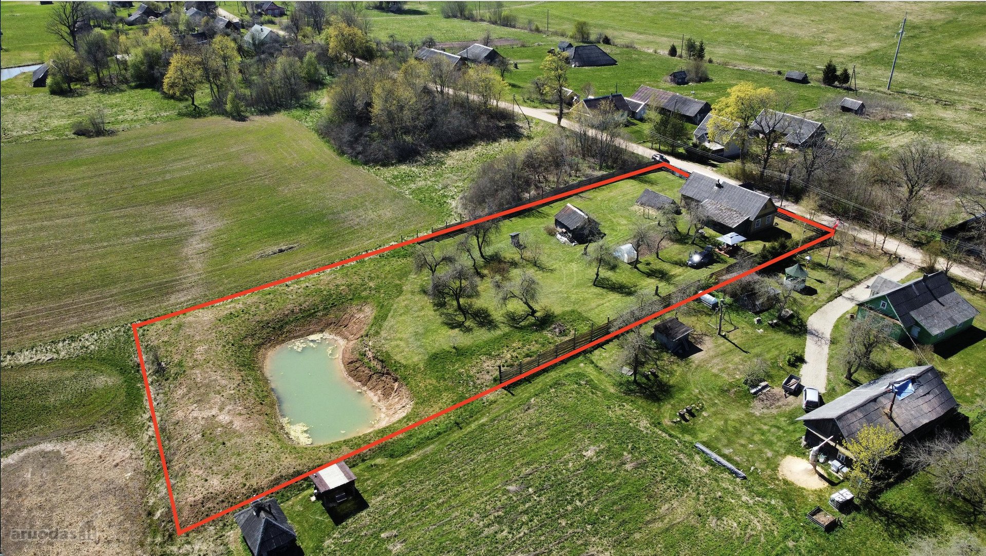 Parduodamas gyvenamasis namas Ožionių kaime,