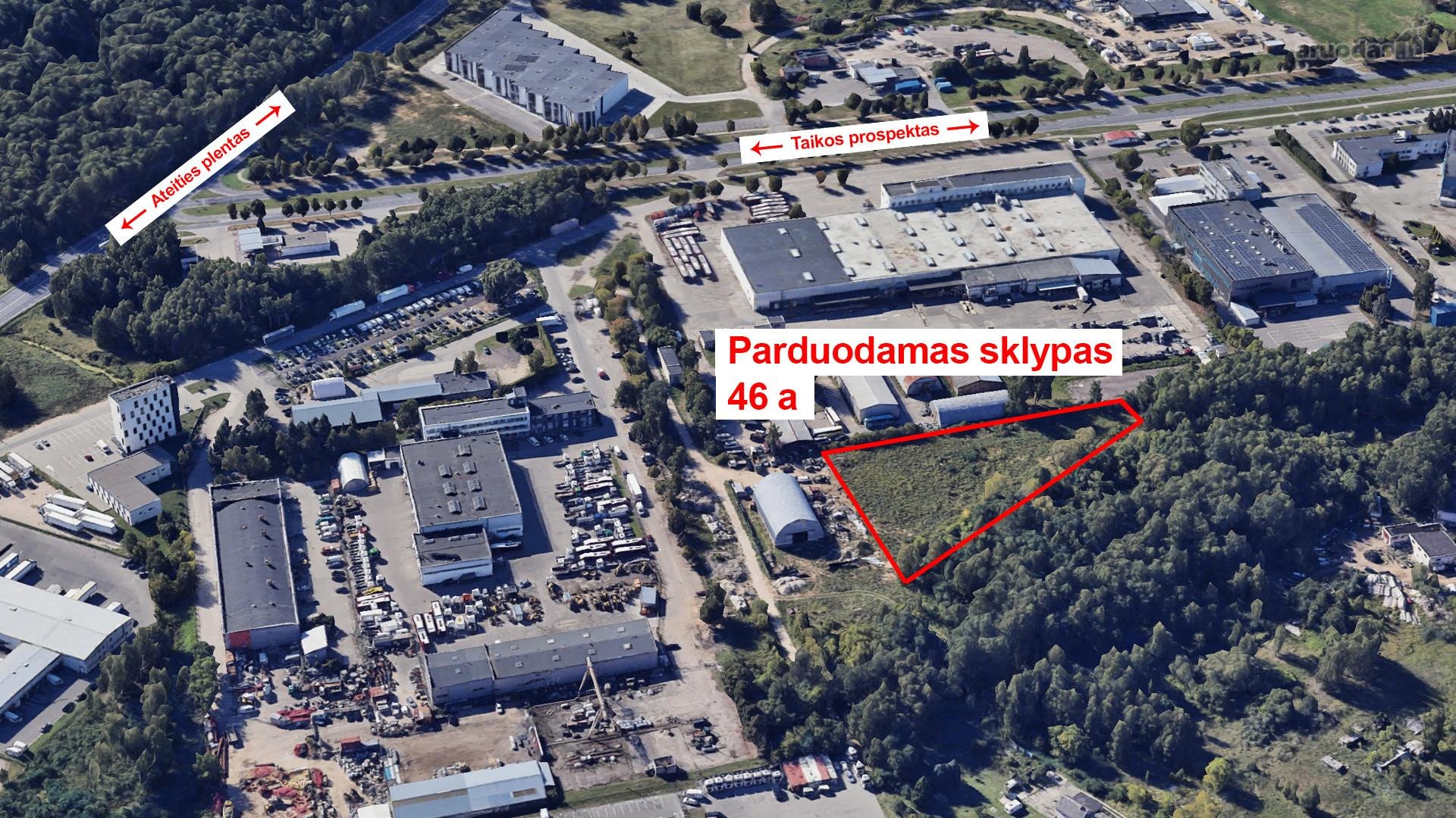 Parduodamas 46 a komercinės paskirties