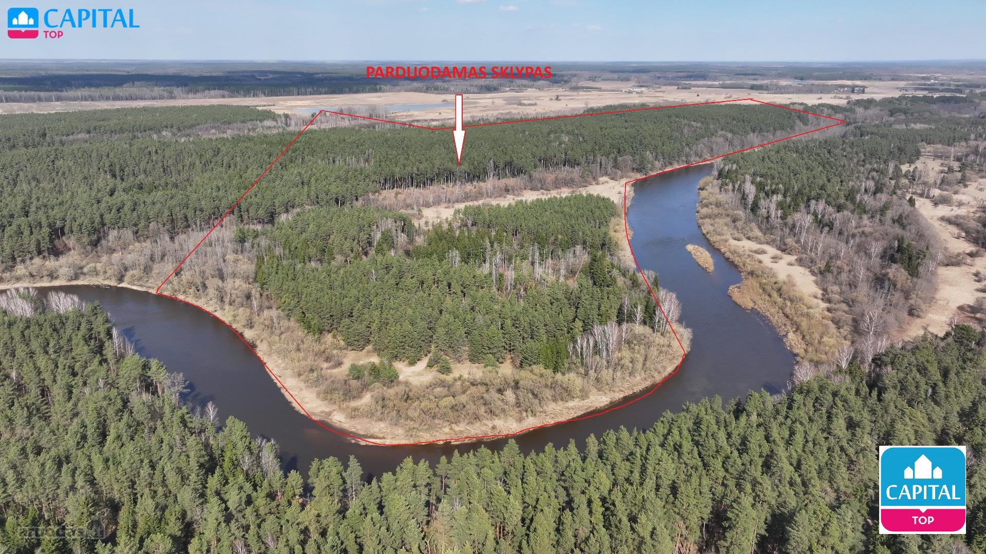 Unikali 24,6 Ha Valda Šventosios Upės Vingyje