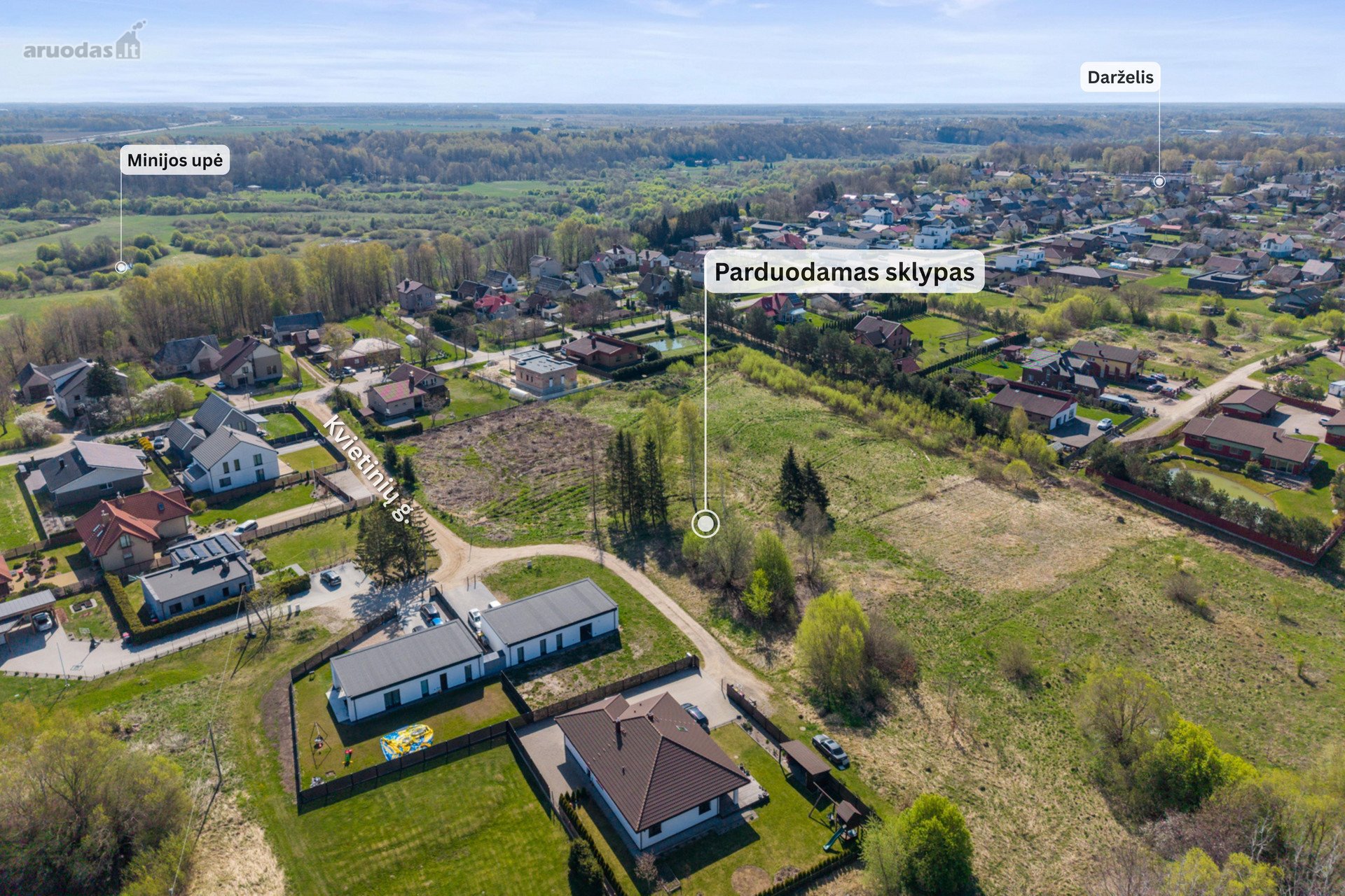 Parduodamas 6,68 arų namų valdos sklypas