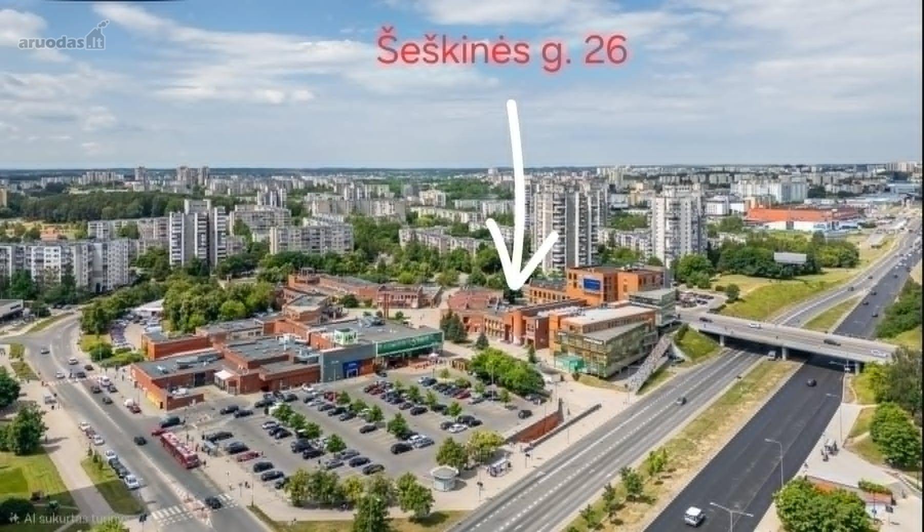136 m² Komercinės Patalpos Šeškinės Prekybos