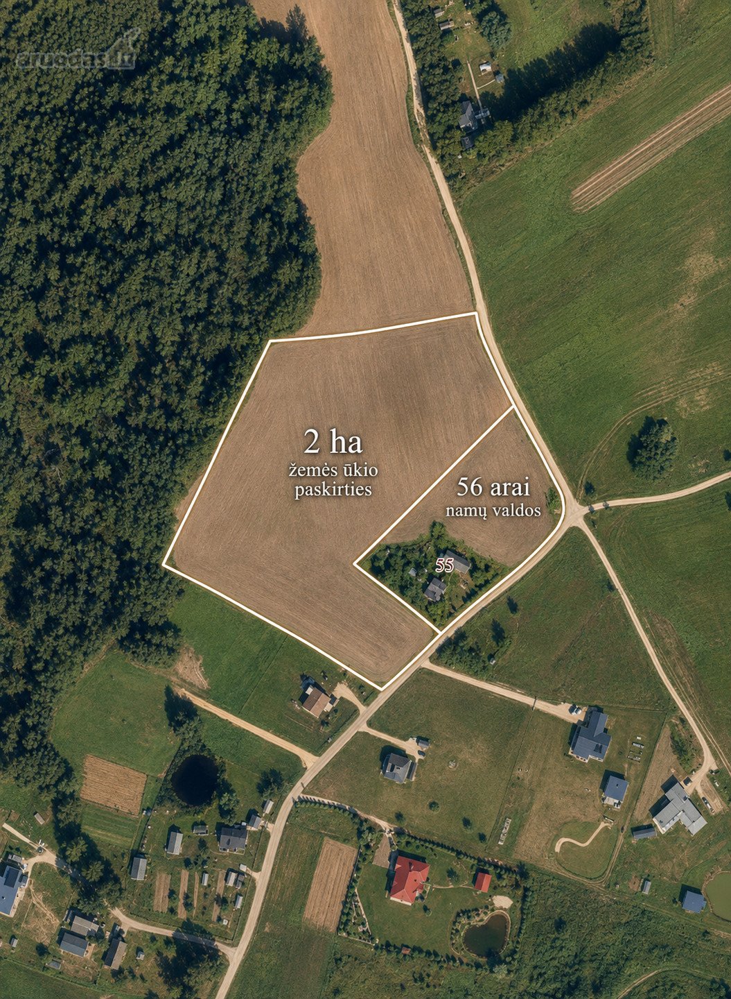 Investicinis Pasiūlymas – 2,56 Ha Sklypų