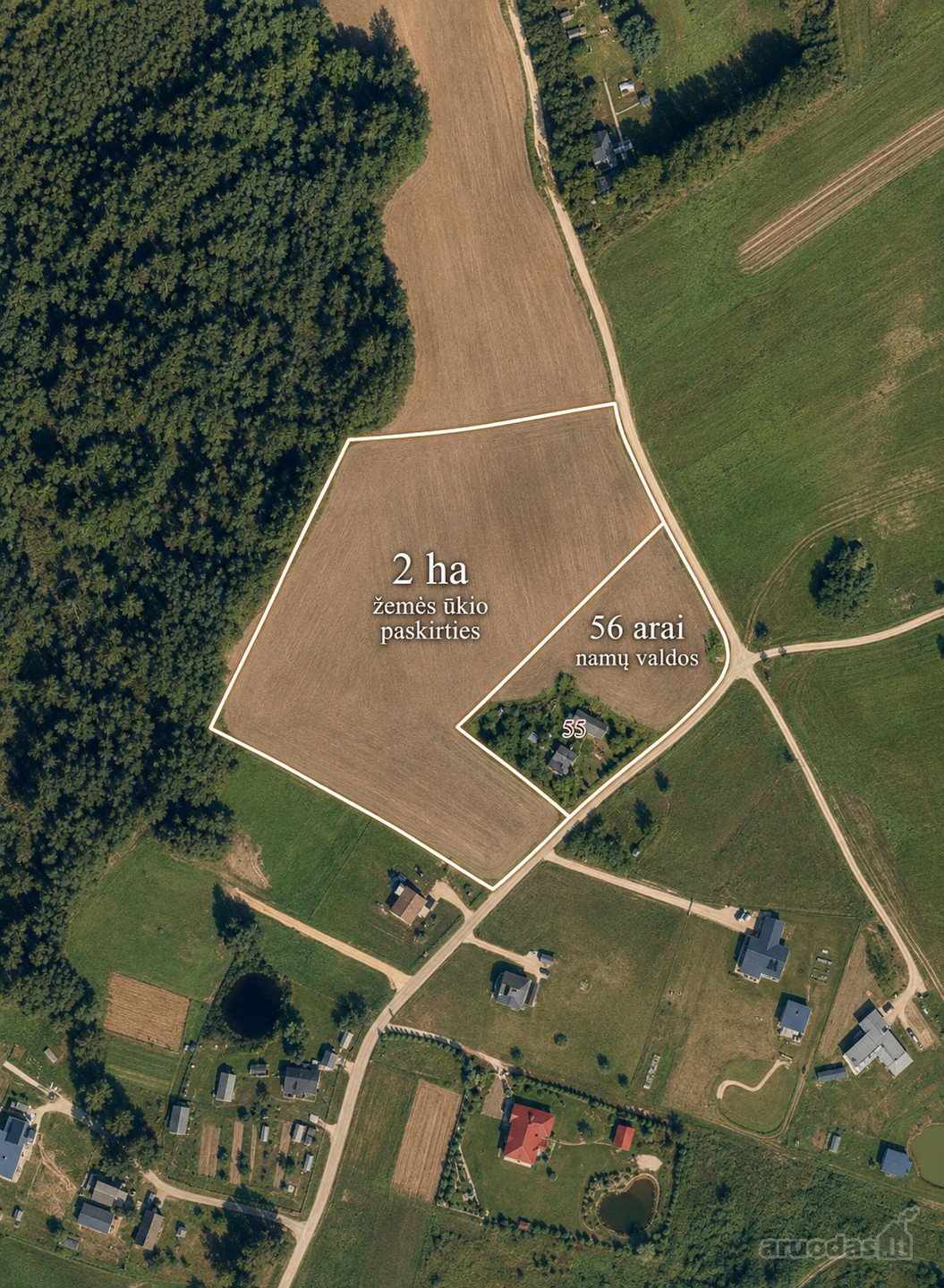 Investicinis Pasiūlymas – 2,56 Ha Sklypų