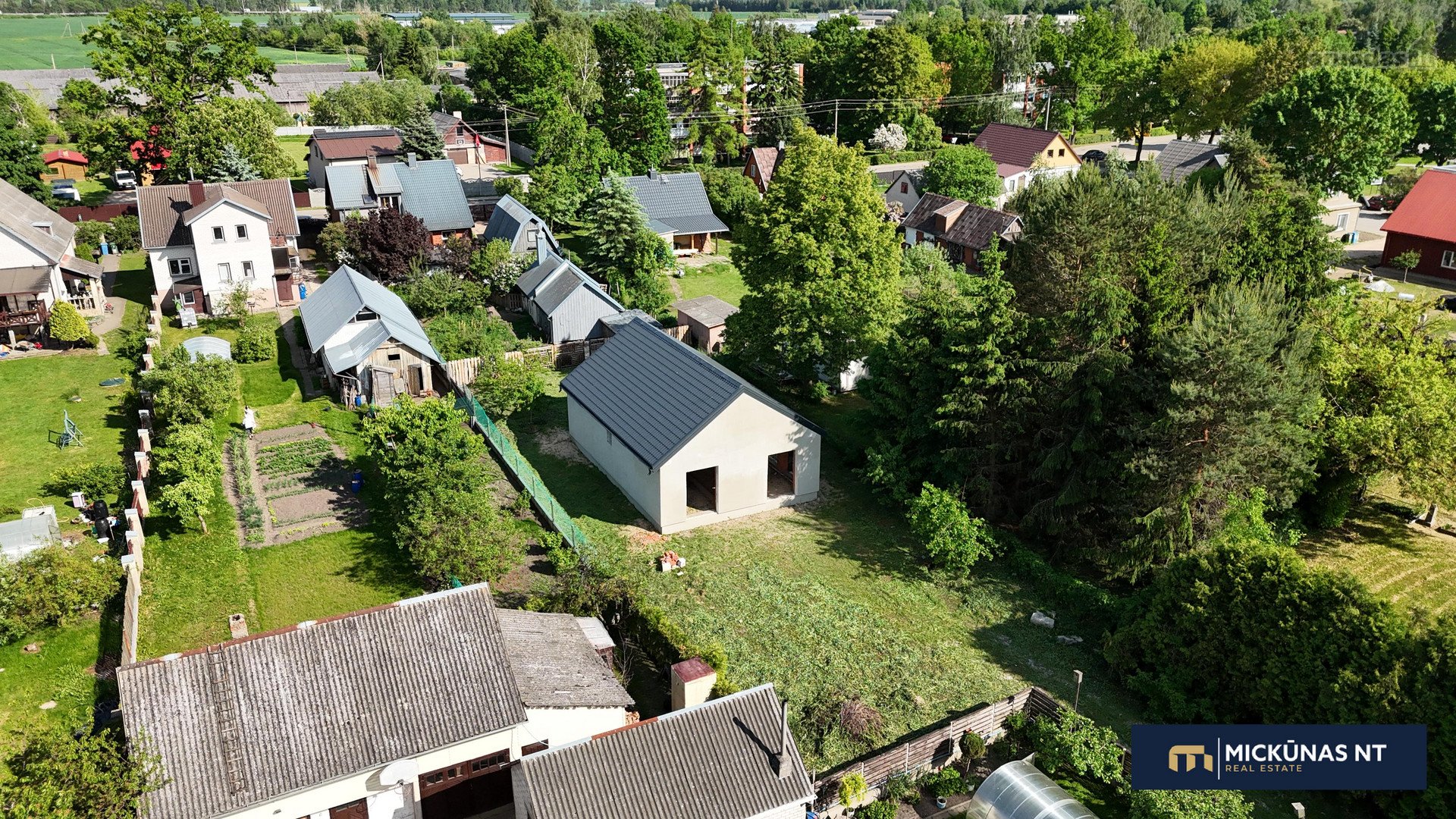 Parduodamas nebaigtos statybos namas Babtų