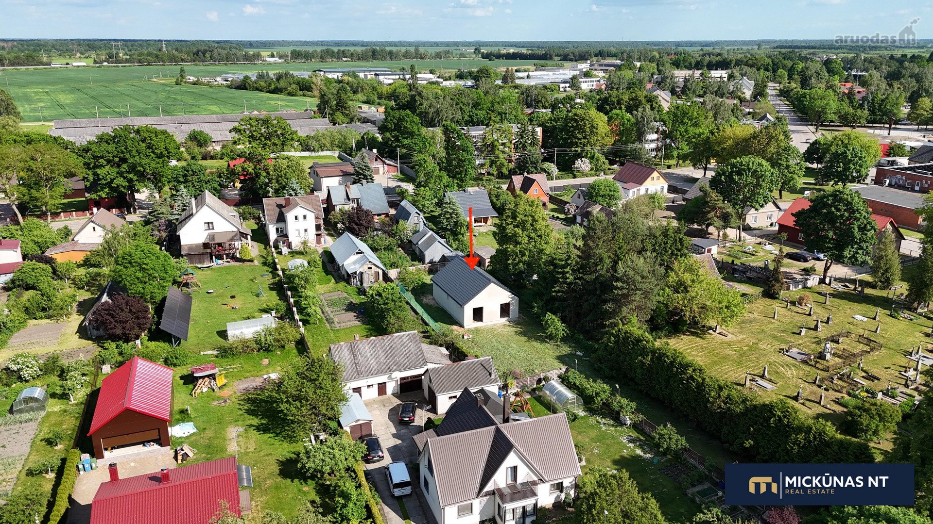 Parduodamas nebaigtos statybos namas Babtų