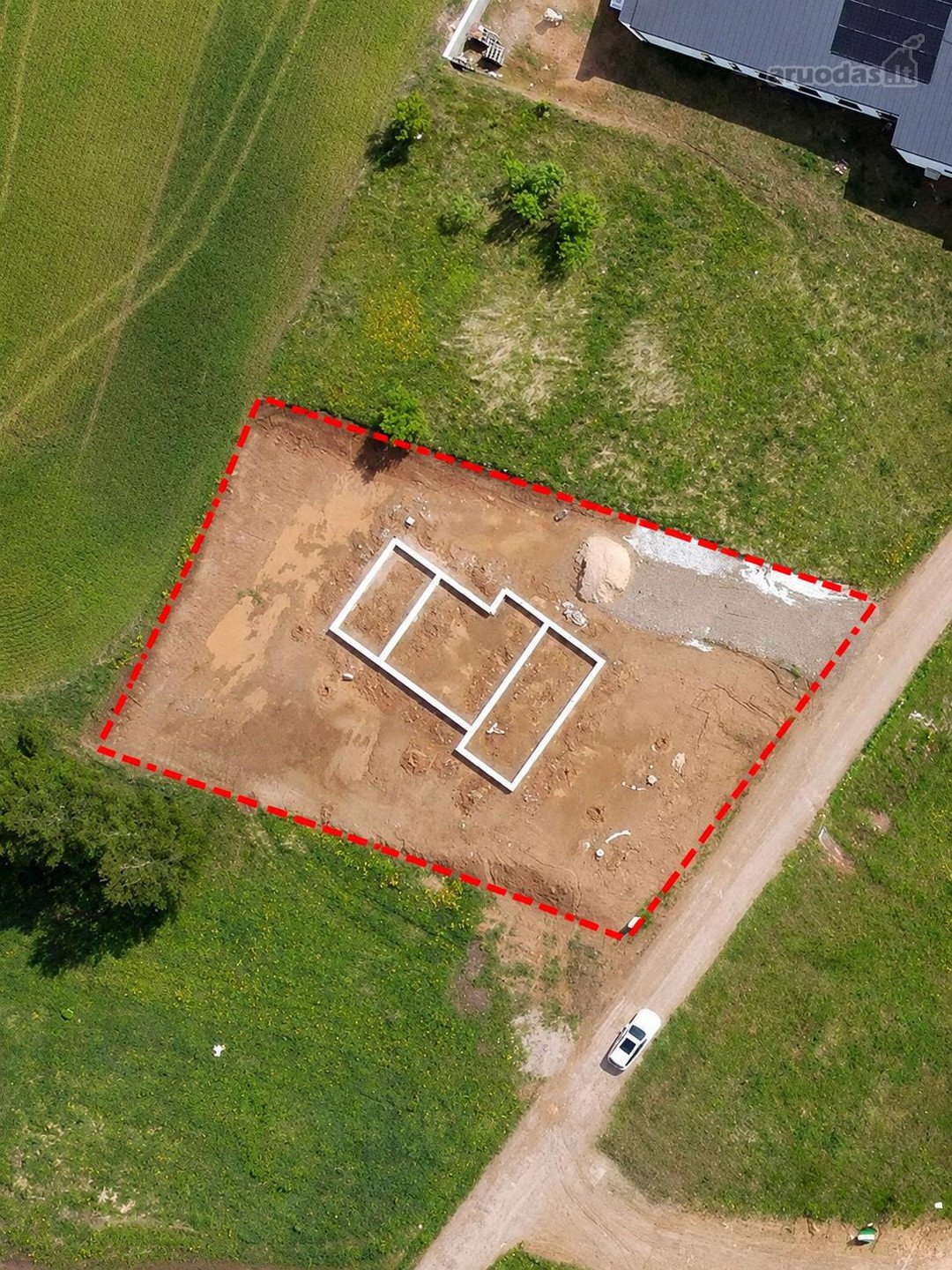 Parduodamas Sklypas Su Namo Projektu,
