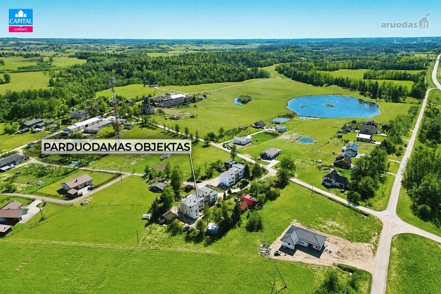Parduodamas šviesus kotedžas – butas 98,48 kv
