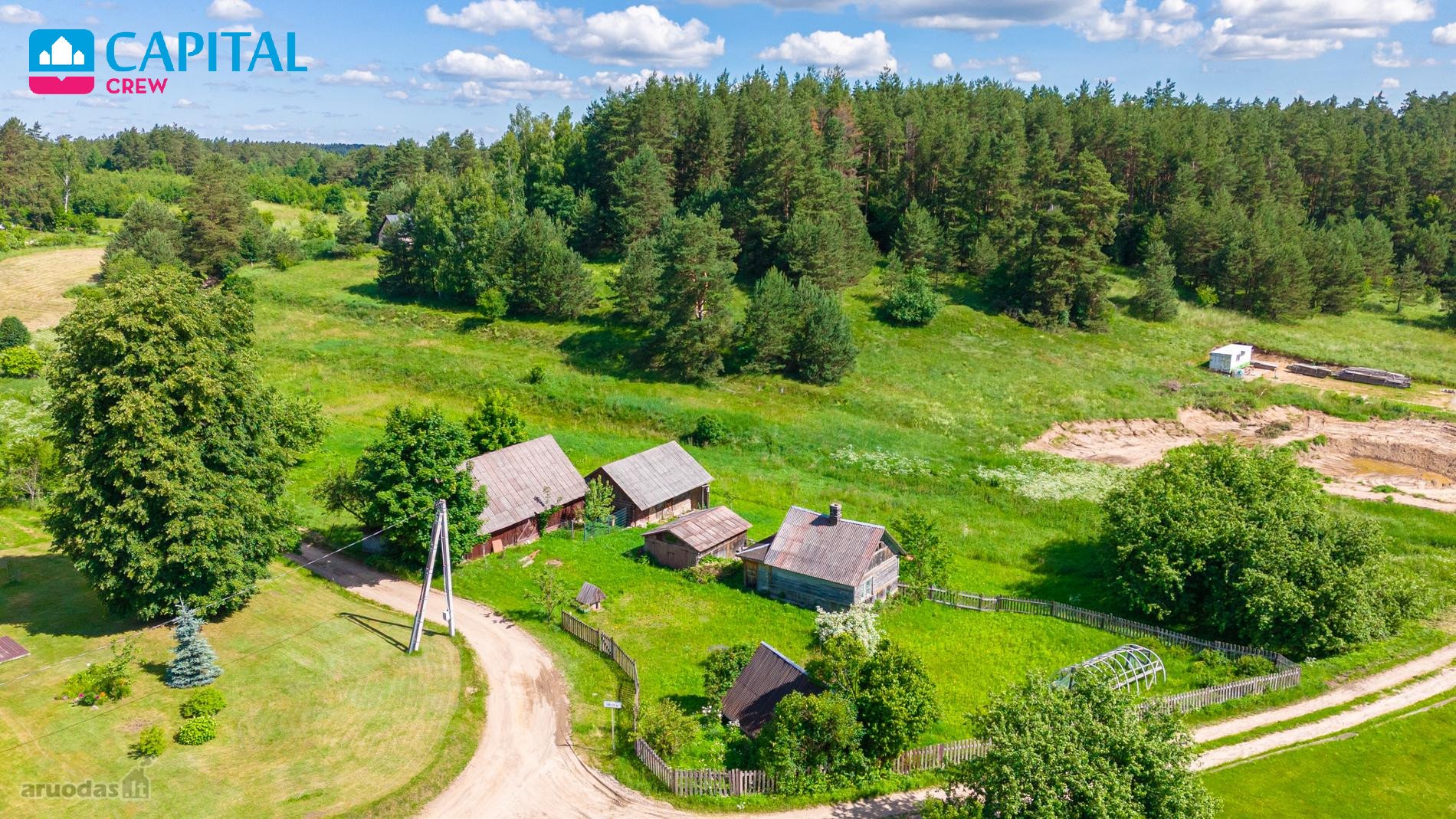 Gražioje vietoje, Trakų rajone parduodamas