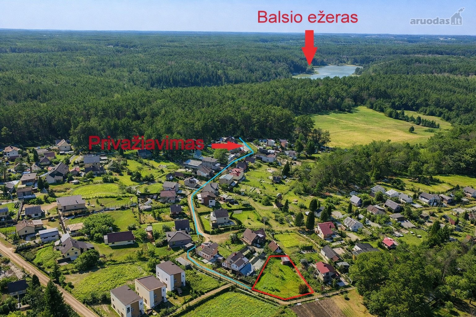 Parduodamas Sodo Sklypas Balsiuose, Šalia