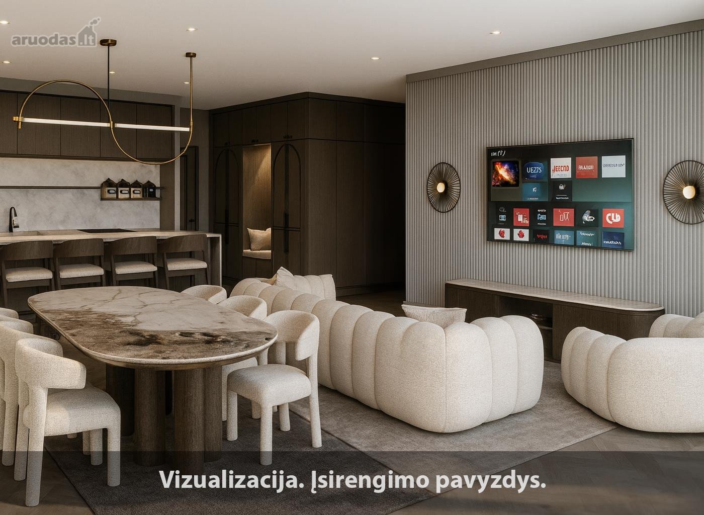 Parduodamas 100 % priduotas butas dvibučiame