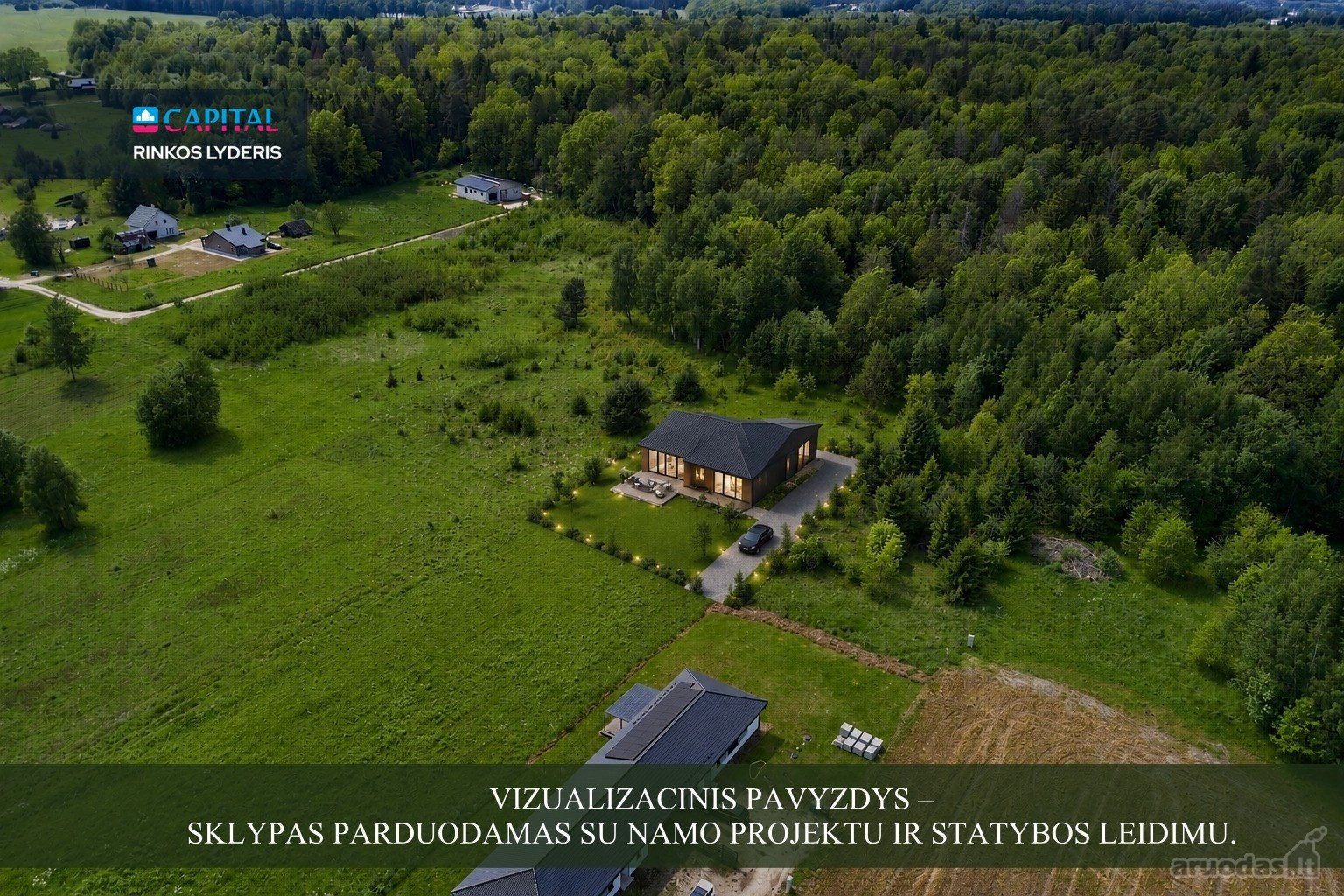 Parduodamas 29 Arų Namų Valdos Sklypas Su