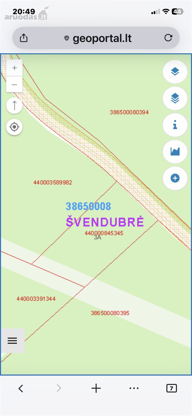 Parduodamas išskirtinio grožio sklypas miško