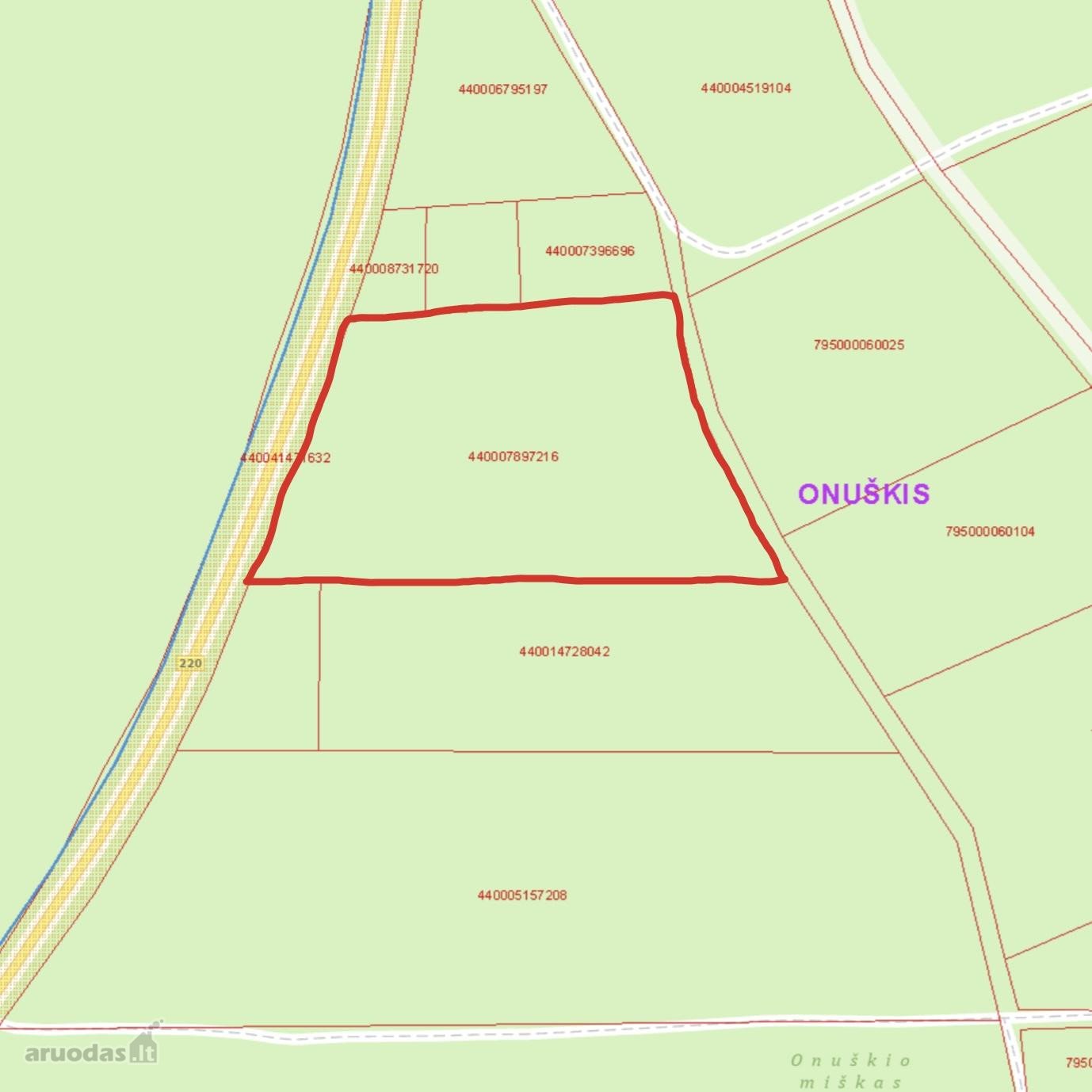 Kadastrinis nr.: 7950/0006:360