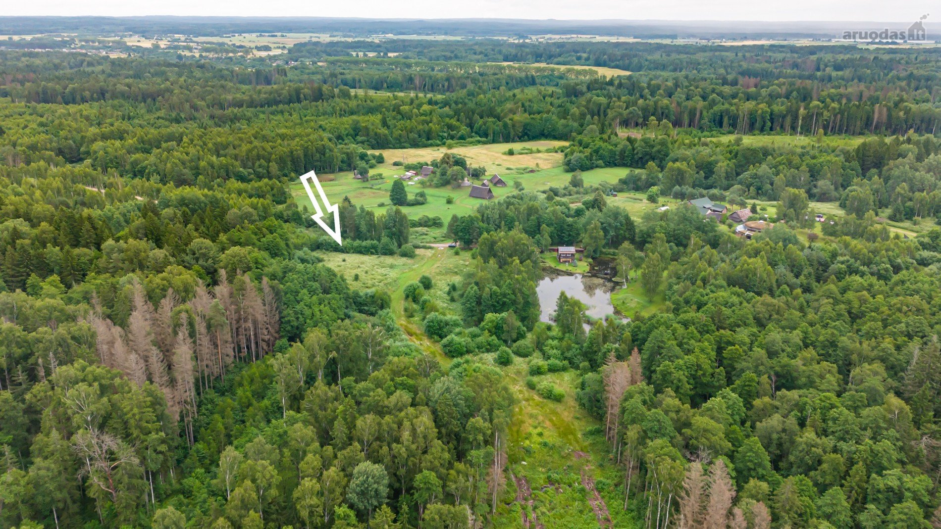 Parduodamas 1,7063 ha sklypas Vilniaus rajone