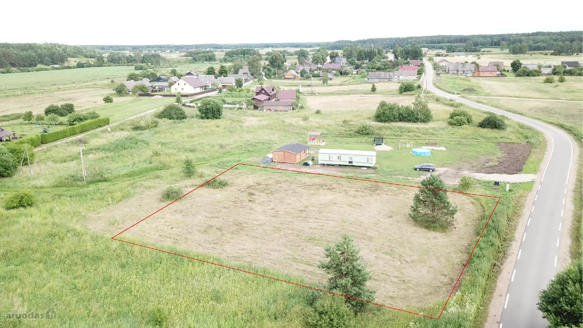 Parduodamas namų valdos sklypas Rugiagėlių g.