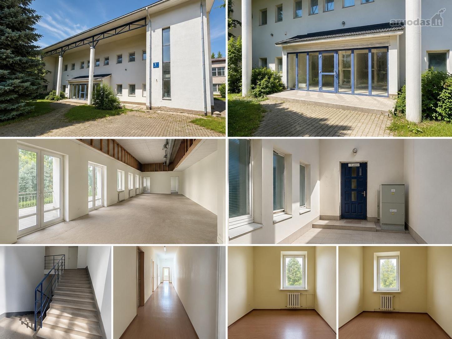 Universalios paskirties pastatas su plačiomis